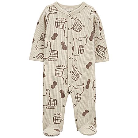 Infant Taupe/Brown Elephant Sleep-N-Play
