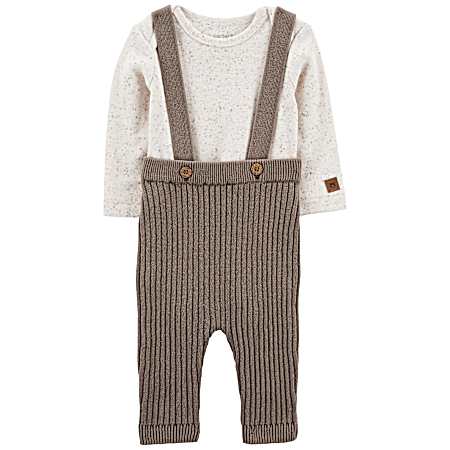 Infant Boys' Grey/Ivory Set - 2 Pc