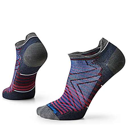 Men's Run Zero Cushion Deep Navy Low Ankle Socks