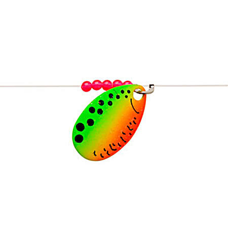 Red Devil Single Hook Spinner - Firetiger