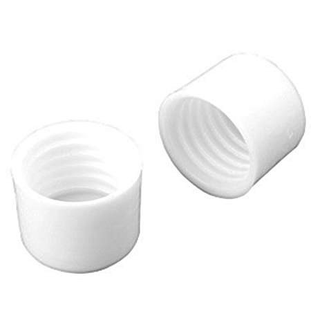 Closet-Pro Plastic Closet Pole End Caps - White