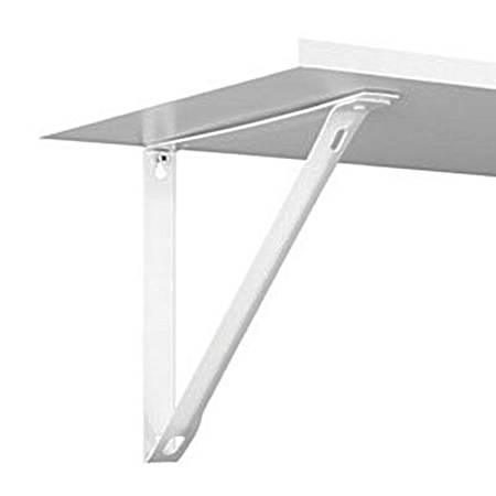 Closet-Pro 11 In. White Shelf Bracket