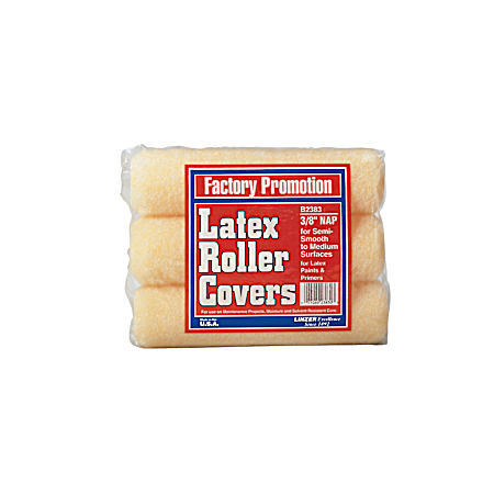 Latex Paint Roller Covers - 3 Pk