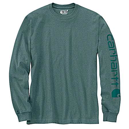 Men's Loose Fit Heavyweight Long Sleeve Graphic Shirt