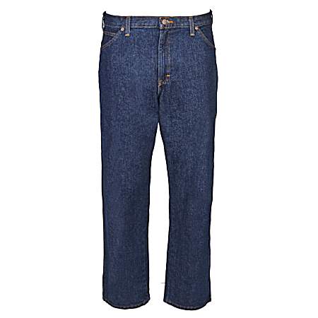 Men's Indigo Ridgid Regular Straight Fit Jeans
