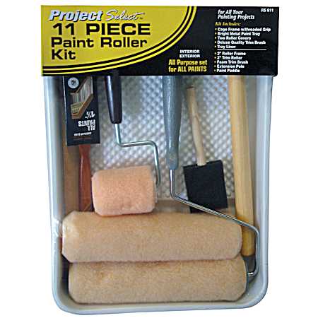 Paint Roller Kit - 11 Pc