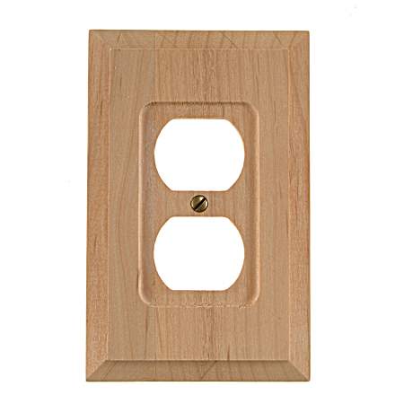 Traditional Wood Wallplate - Duplex