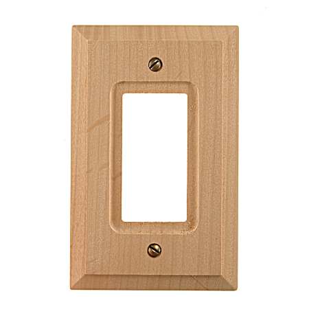 Traditional Wood Wallplate - Rocker/GFCI