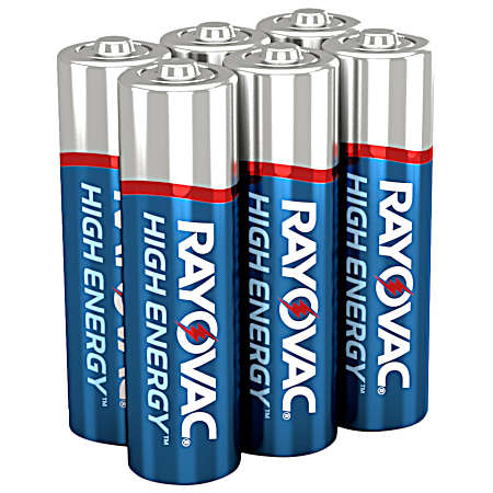AA Alkaline Batteries - 6 Pk