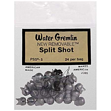 New Removalbe 24 Pc. Split Shot Sinkers - Size 5