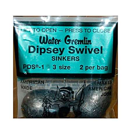 2 Pc. Size 3 Dipsey Swivel Sinkers