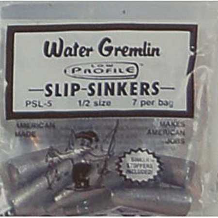 Low Profile 7 Pk. Slip Sinkers - Size 1/2