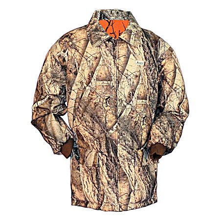 Men's Chameleon Naked North/Naked North Blaze Orange Heavyweight Reversible Parka
