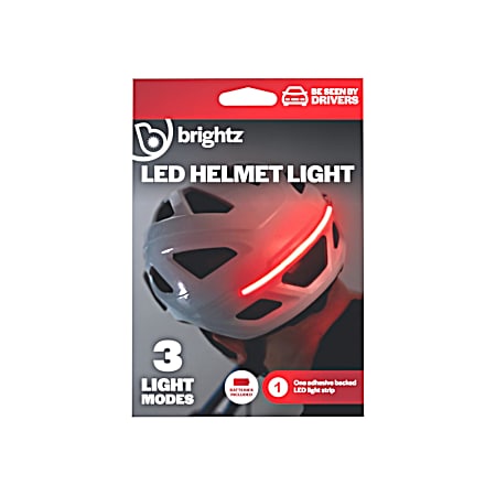 HelmetBrightz LED Bike Helmet Light - Red