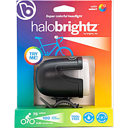 HaloBrightz Color Select 75 Lumens LED Safety Headlight