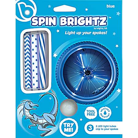 Spin Brightz Kidz LED Clip On Bike Spoke - Assorted