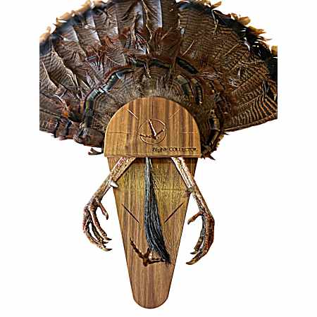BC Braggin' Board Walnut - Multi Mount Turkey Fan Mount Kit