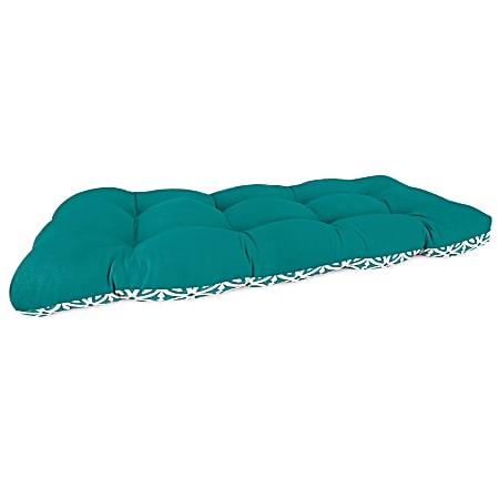 Wicker Settee Cushion Teal Celestial