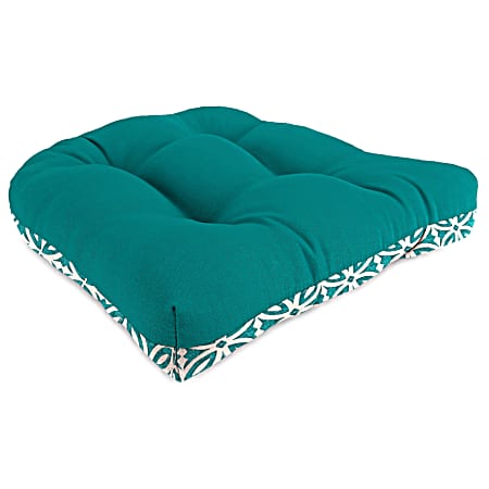Wicker Chair Cushion Teal Celestial