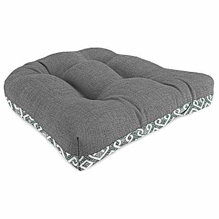 Wicker Chair Cushion Grey Weave