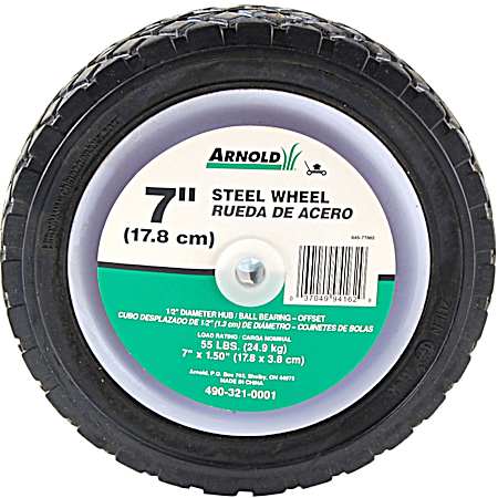 Arnold 7 in Steel Wheel