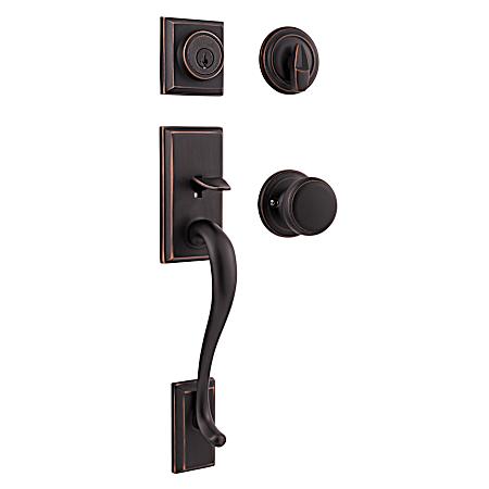 Venetian Bronze Hawthorne Handleset w/ Juno Knob