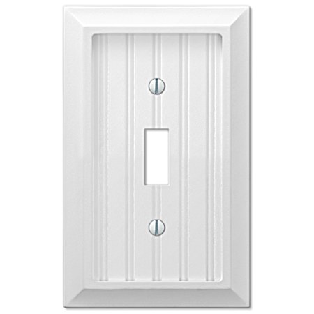Cottage Wood Wallplate - Toggle/White
