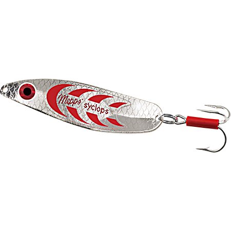 Syclops Plain Treble Hook Spoon - Silver