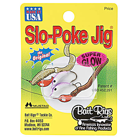Slo-Poke Jig - Purple/White Glow