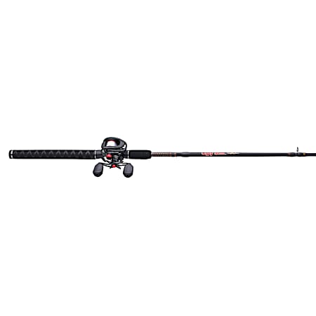 6 ft 6 in 1 Pc M GX2 Baitcast Combo Reel Handle Right