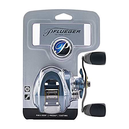 President Low Profile Baitcast Reel - Left