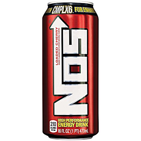 16 oz Loaded Cherry High Performance Energy Drink