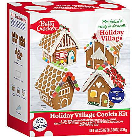 Gingerbread Holiday Village Kit