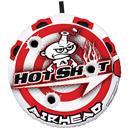 Hot Shot 2 Red Single-Rider Towable Inflatable Tube