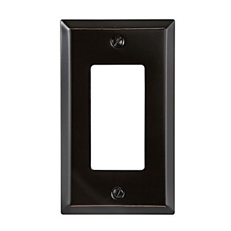Steel Rocker Wallplate - Aged Bronze