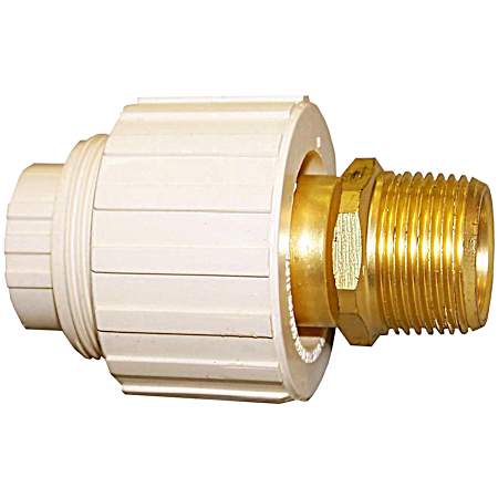 No-Lead CPVC Transition Expansion Union - MIP