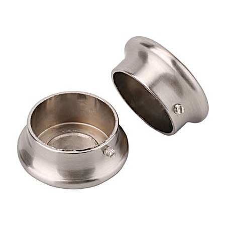 Closet-Pro Closet Pole End Cap - Brushed Nickel
