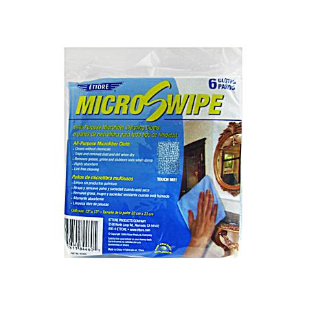 MicroSwipe All-Purpose Cloths - 6 pk