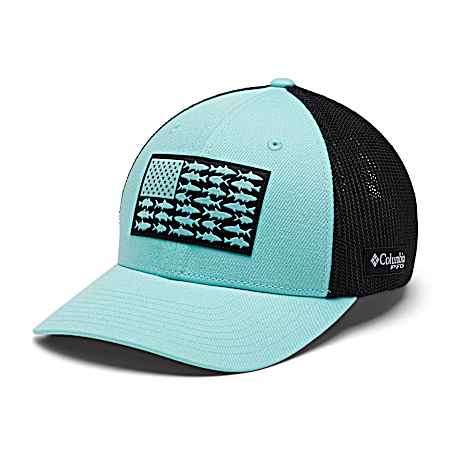 PFG Fish Flag Mesh Flexfit Ball Cap