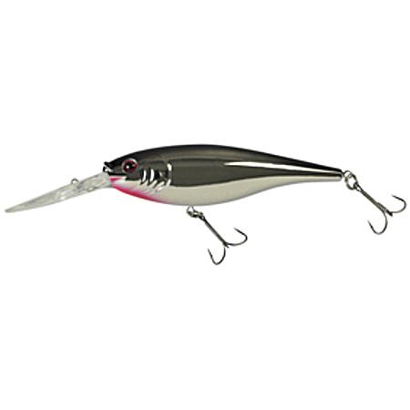 Flicker Shad - Black Silver Flash