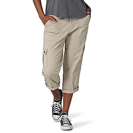 Women's Flex-To-Go Relaxed Fit Cargo Capris