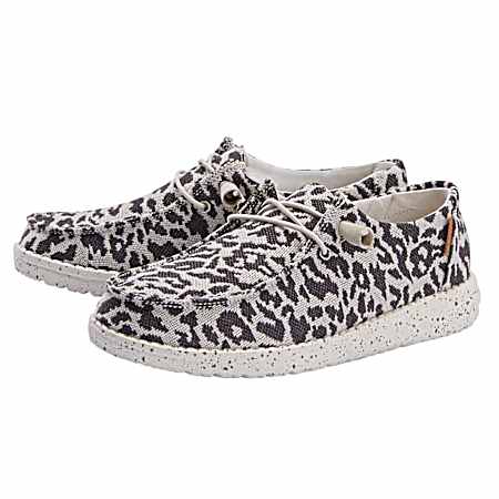 Women's Wendy Cheetah Gray Slip-On's