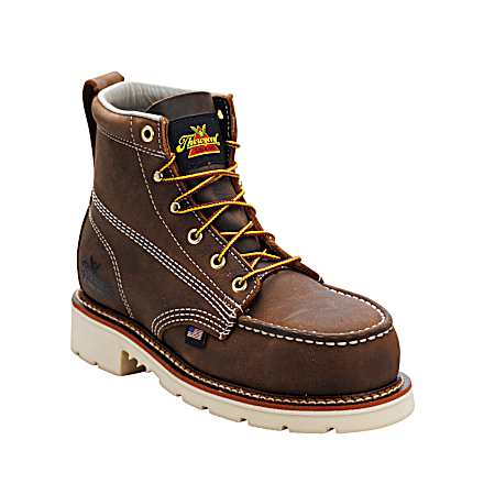 Women's Crazyhorse American Heritage Series 6 in. Moc Safety Toe Boots