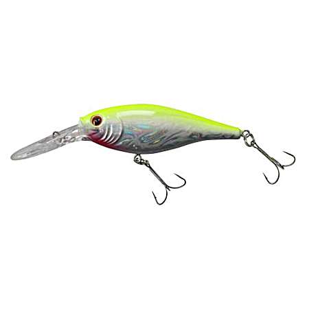 Flicker Shad Pro Slick - Slick Chartreuse Pearl