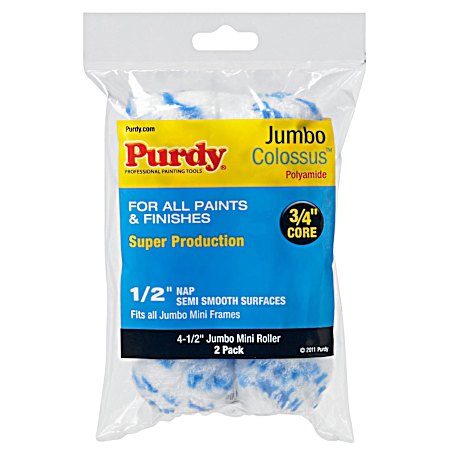 Jumbo Colossus 4.5 in Paint Roller Covers - 2 Pk