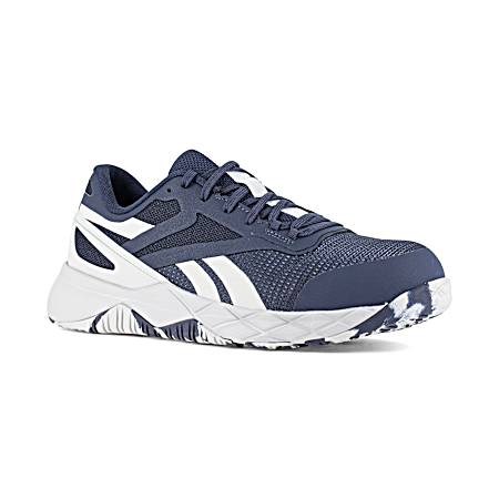 Men's Navy NanoFlex TR Work Shoes