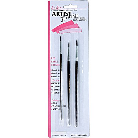 Artist Brush Set - 3 Pc