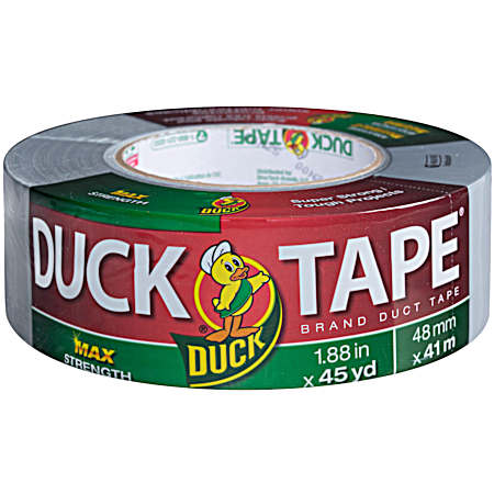 1.88 in x 45 yd Silver Max Strength Duct Tape
