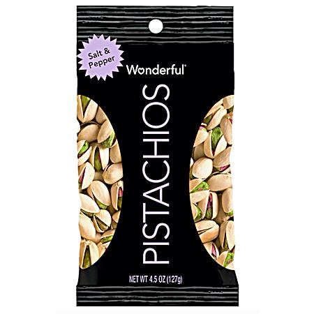 4.5 oz Salt & Pepper Pistachios