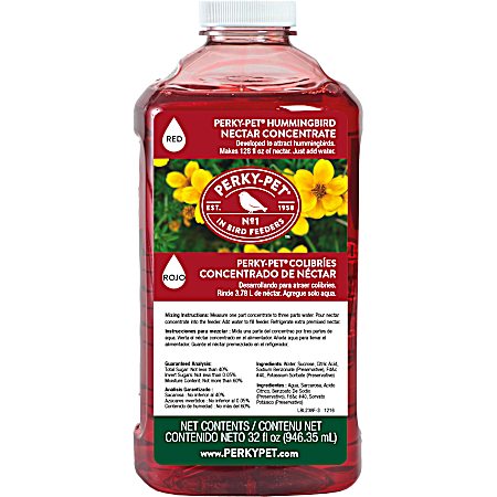 32 oz Red Hummingbird Nectar Concentrate